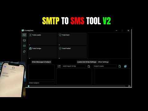 smtp to sms sender | python tool 2023