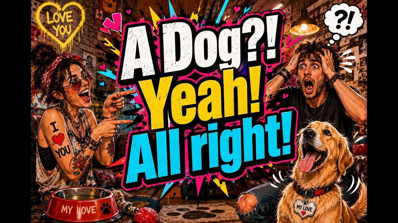 A Dog! Yeah! All right! lyrics and music by Gianni Peteani