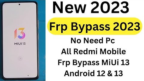 How To Poco F3 GT Frp Bypass WithOut Pc 2023 / Android 13 / MiUi 13 @GOOGLECHACHAVLOG