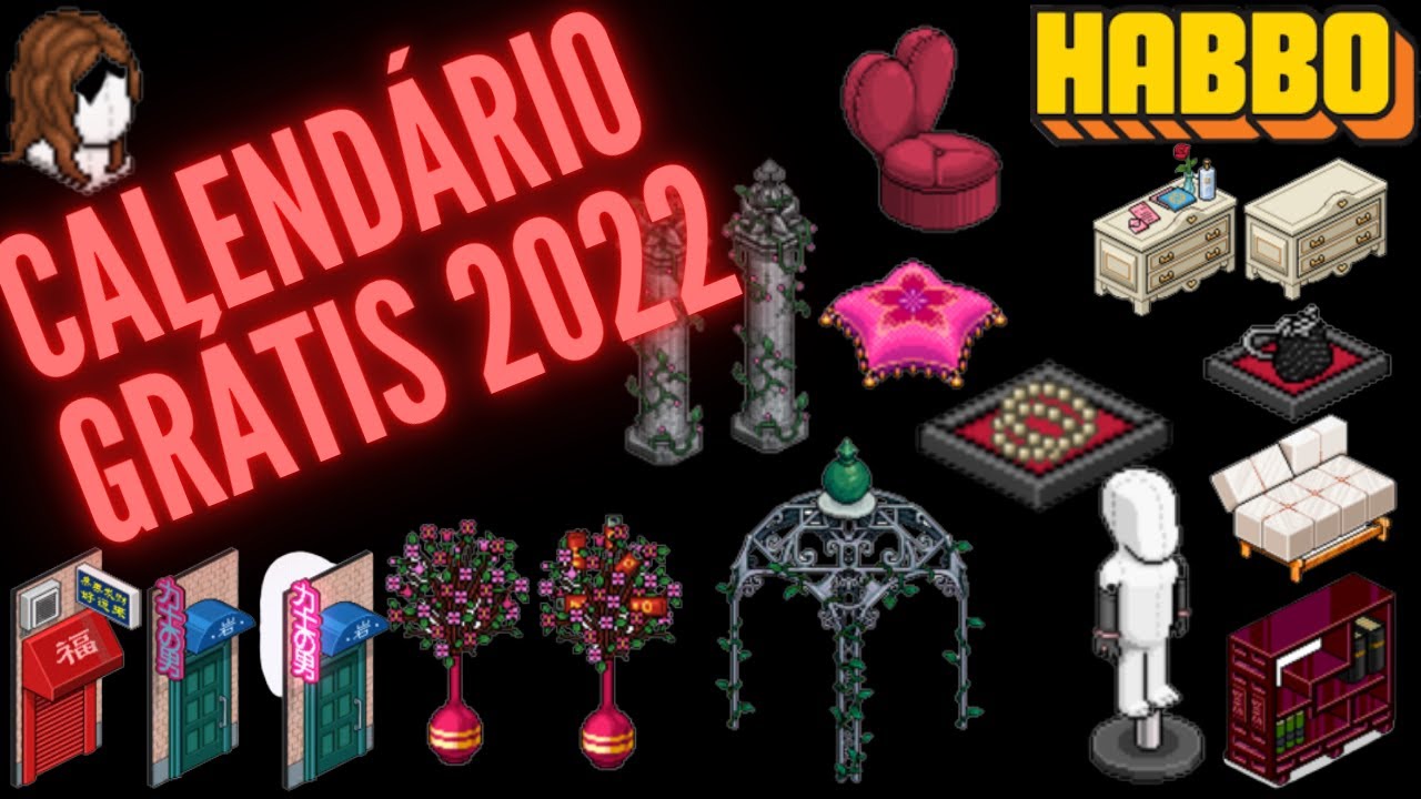CALENDÁRIO DE PRESENTES 2022 HABBO ( PRESENTES DE SÃO VALENTIM )