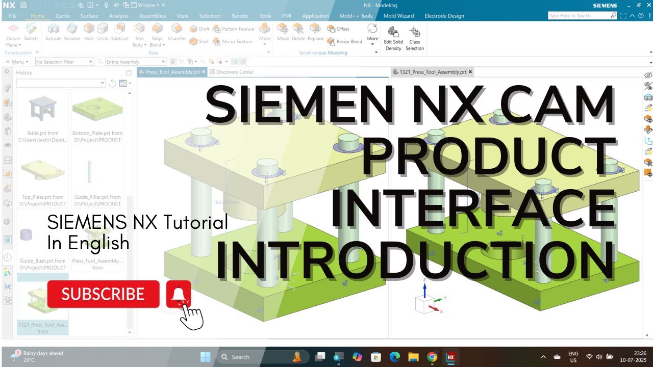 Introduction to Product Interface and Assembly Cloning in Siemens NX ...