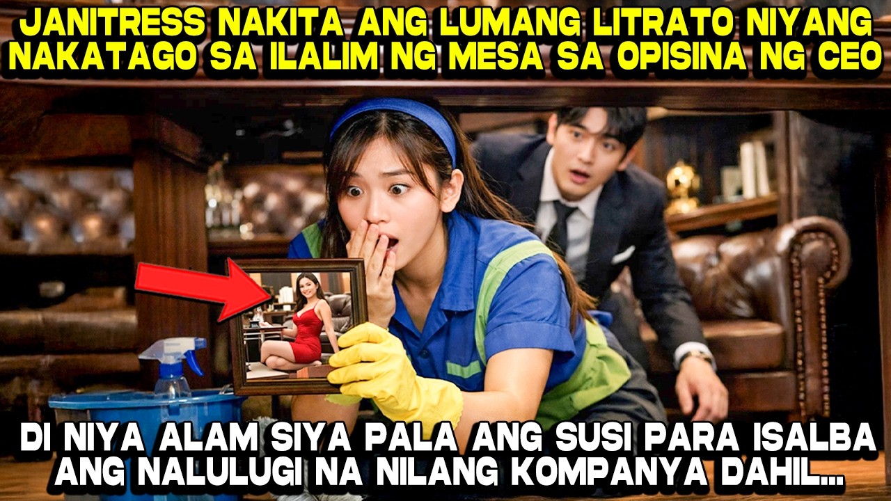 Janitress Nakita ang Lumang Litrato Niyang Nakatago sa ilalim ng Mesa ng CEO pero...