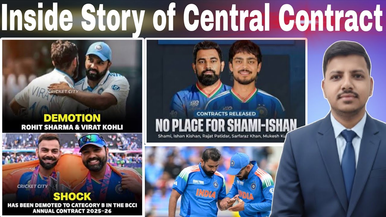 Inside Story Of BCCI Central Contracts, Mohammad Shami | Ishan | Among 5 Players Dropped !