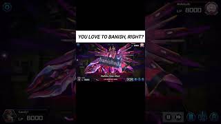 YOU LOVE TO BANISH, RIGHT?! #yugiohmasterduel #yugiohcommunity #candychan #meme #yugioh #yugiohcards
