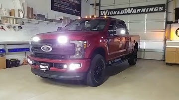 Ford F-250 Super Duty Lariat Sport Emergency Warning Lights