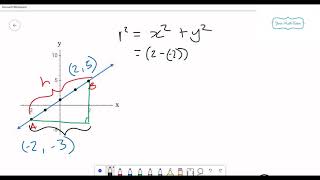 Distance formula | Geometry | Math tutorials | grade 10 | grade 11| grade 12