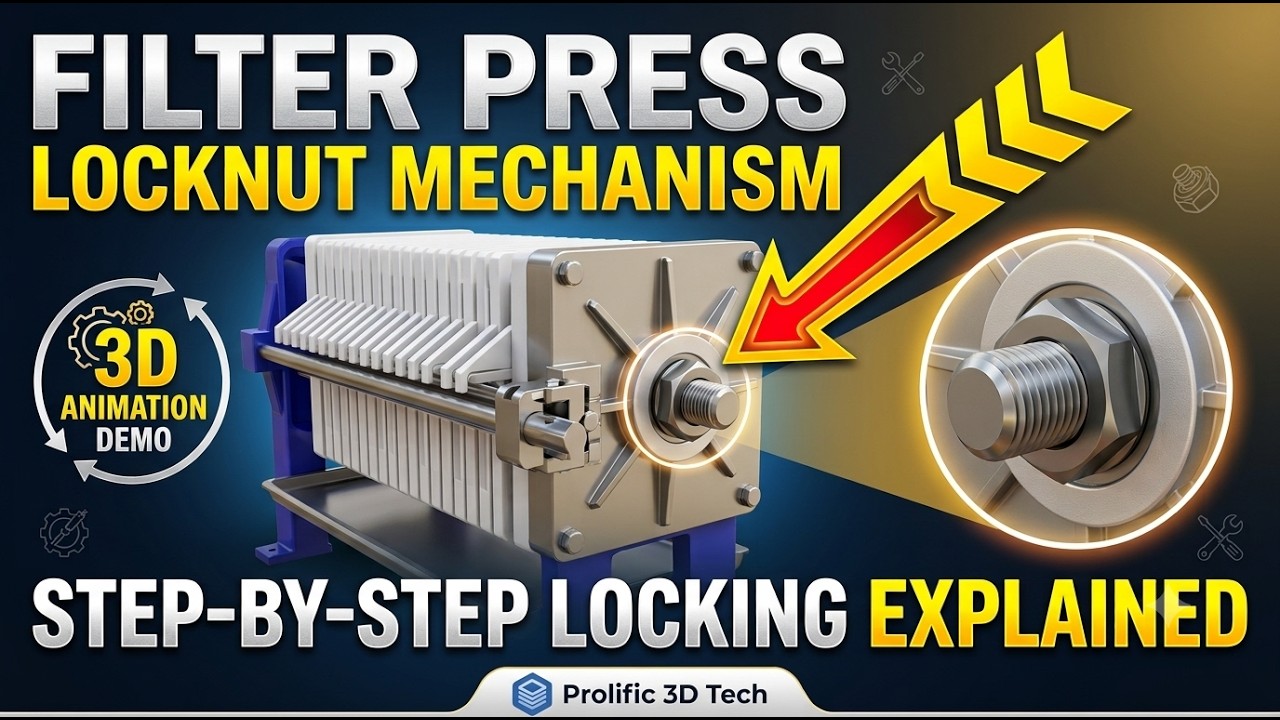 Locknut Assembly Process – 3D animation by Prolific 3D Tech