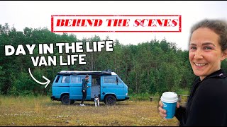 A day in the life in an old camper van (Vanagon / VW T3)