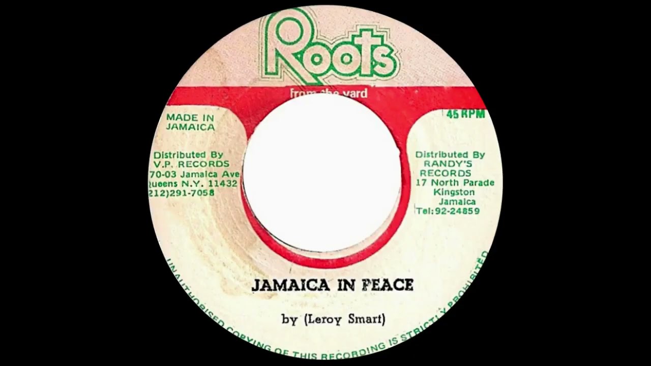 Leroy Smart - Jamaica In Peace - YouTube
