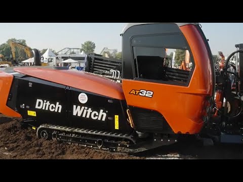 Ditch Witch AT32 HDD with huge power increases [unveiled at The Utility Expo 2021]