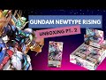 Gundam TCG Boosterbox Newtype Rising [GD-01] Second Box Unboxing!