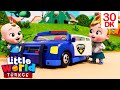 Polis Arabası ve Meslekler Şarkısı 🚓 | Eğlenceli ve Öğretici Çocuk Şarkıları | Little World Türkçe