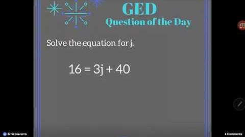 GED Math: Two Step with Variable on Right (1.2, Bgn, # 18)