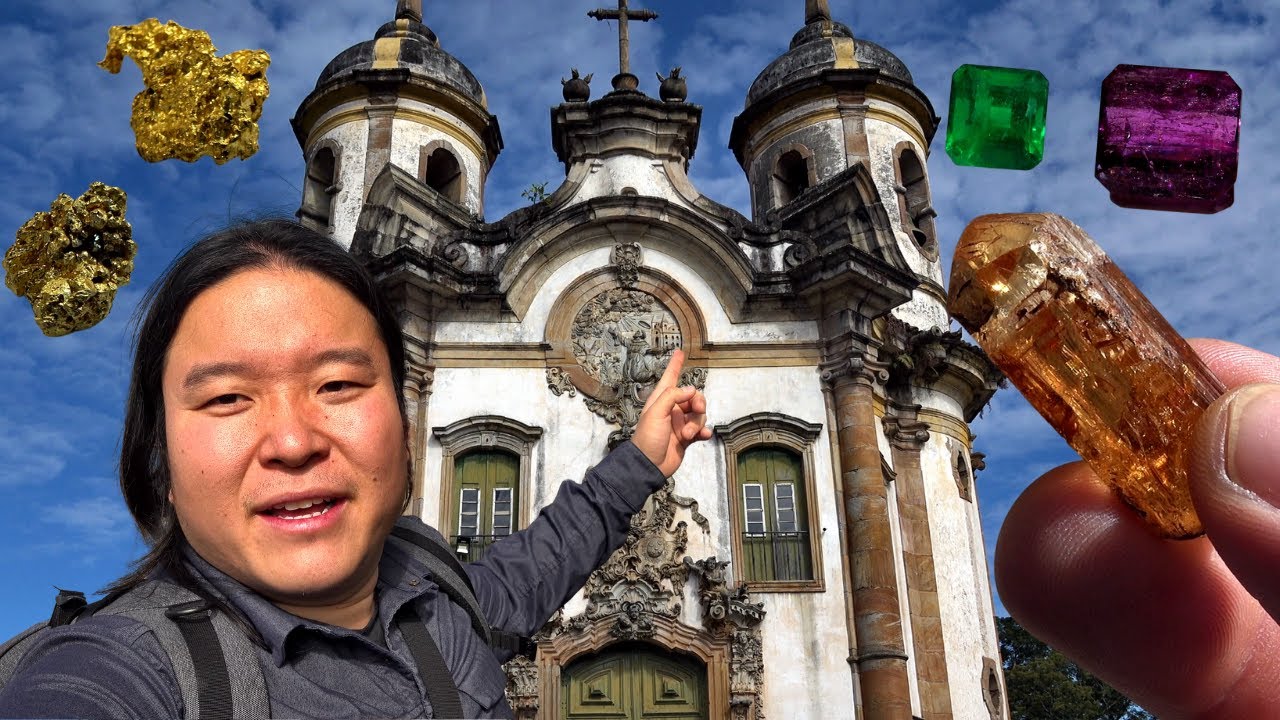 Negotiating Rare Gemstones in Historic Ouro Preto, Brazil!  🇧🇷  4K