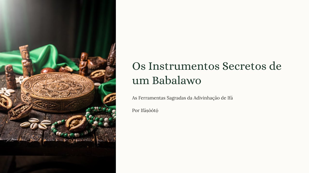 Os instrumentos do babalawo #ifareligiao #candomble #umbanda #ifa # ...