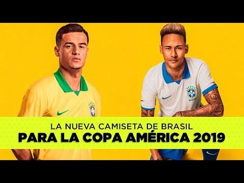 La espectacular nueva camiseta de Brasil y la de 1950 - YouTube