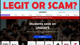 MyUNiDAYS.com Review - Is UNiDAYS Legit or a Scam?