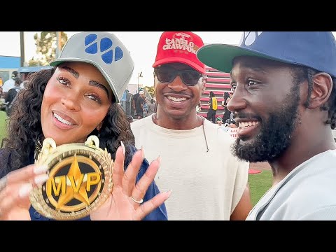 Terence Crawford, Meagan Good & Jonathan Majors: THE REAL MVP