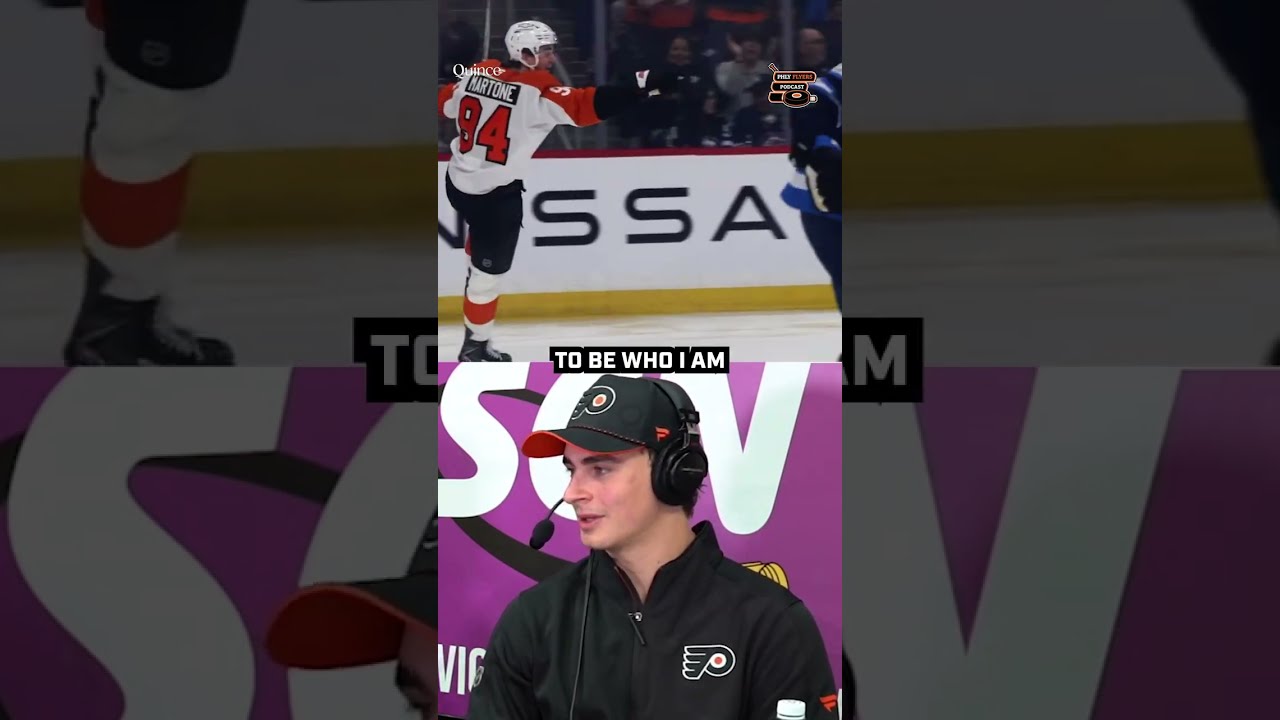 Flyers' Porter Martone ALREADY Becoming A Leader 🤩