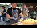 Pulled Pork Meat Sandwiches, Yummy and Colourful. London Street Food