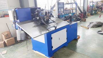 MYT® MCNC-8480 CNC 2D wire bending machine with butt welding for bending rectangular and sqaure size