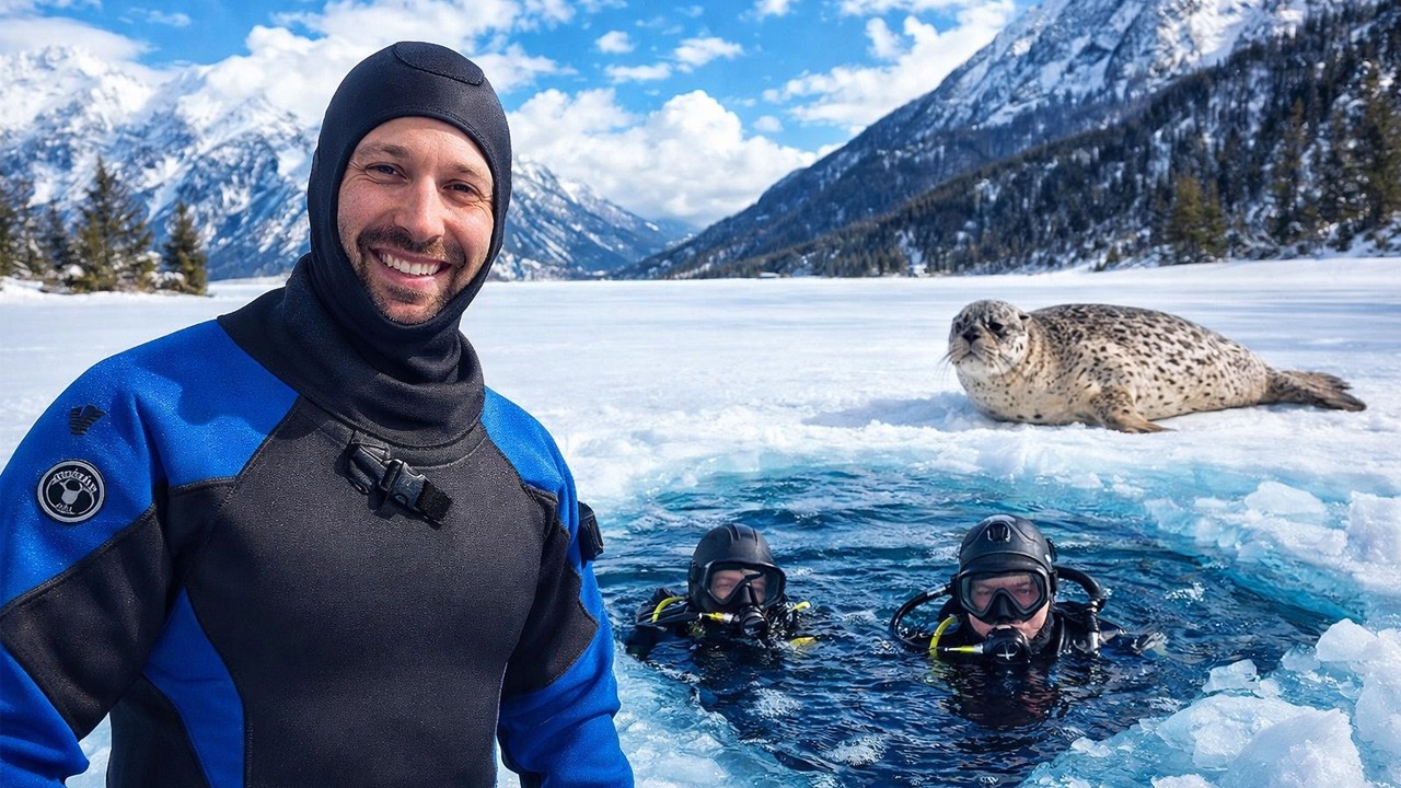 Plongée sous glace avec les pompiers du 05