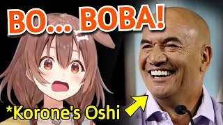 Korone Met Her IRL Oshi, Temuera Morrison (Boba Fett) [Hololive]