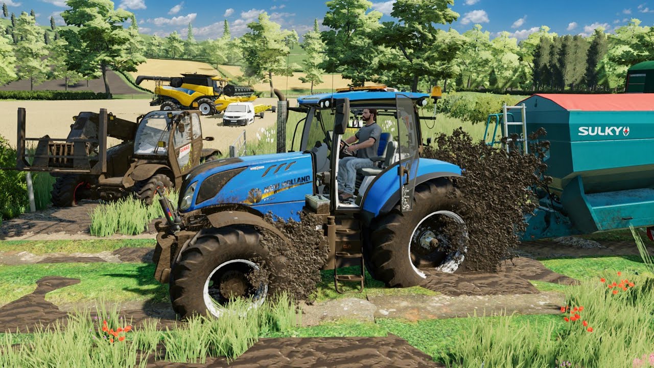 Mon premier jour à la Ferme (Enterré dans la boue avec le tracteur de mon patron)