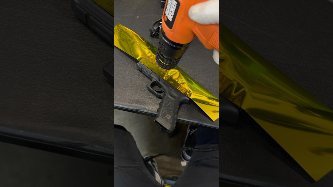 Let’s see how the vinyl wrap holds up to 500 rounds in this Glock .22 