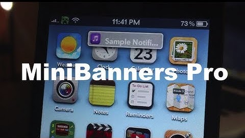 MiniBanners Pro - Fully Customize Your Banner Notifications On iOS 5 For iPhone & iPod Touch
