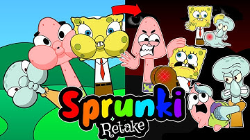 My Sprunki OC: SpongeBob, Patrick Star, Squidward (from SpongeBob) But ANGRY - Sprunki GYATT Mod