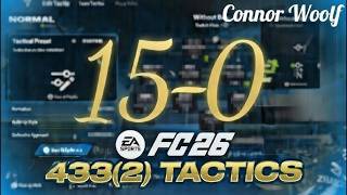 433 is BACK 😍 FC26 Best 433(2) Custom Tactics and Formation 🔥