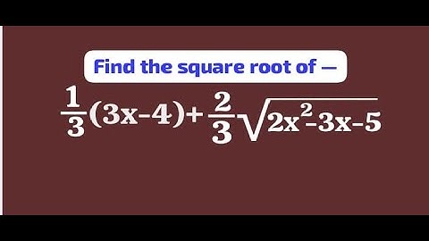 Interesting Surds Problem:how  to find square root of exponentials