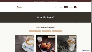 Rocky Romorosa - CoffeCat Ecommerce Website (Created Using Webflow)