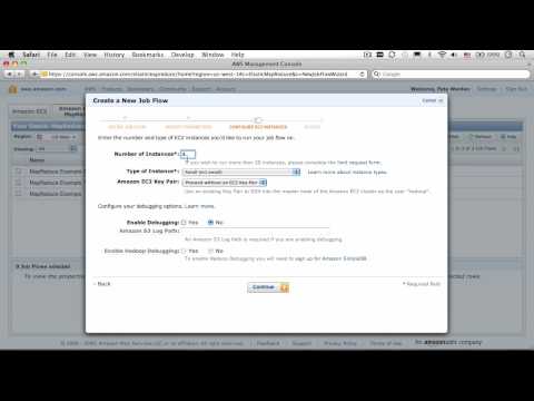 How to create an Elastic MapReduce Job