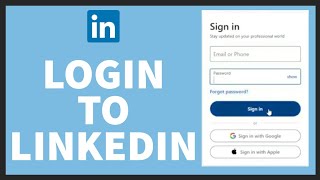 How To Linkedin Login? www.linkedin.com Login Help | Linkedin.com Sign In |
