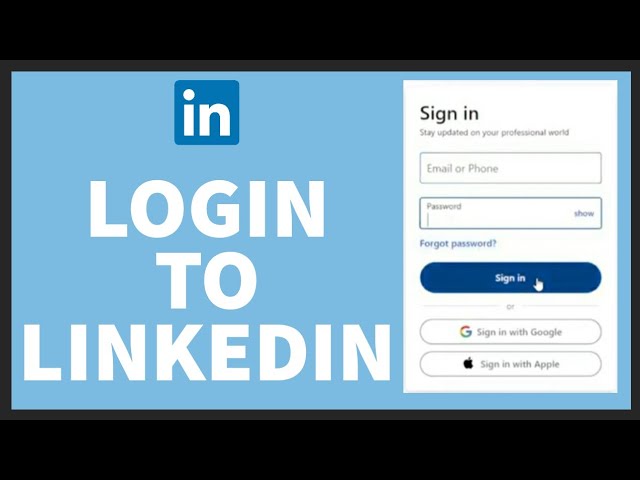 How to Login to LinkedIn Account? Sign In LinkedIn Tutorial 