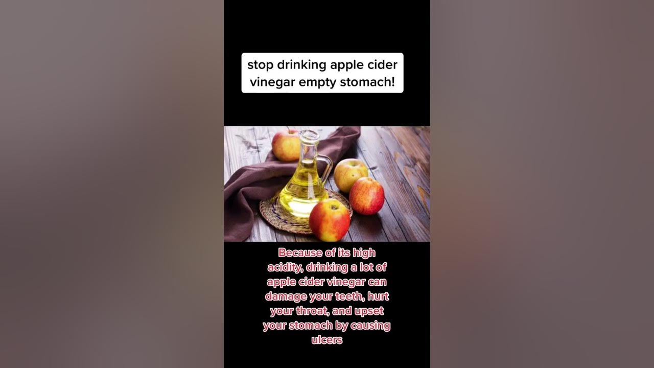are you drinking apple cider vinegar empty stomach??ytshorts shorts 