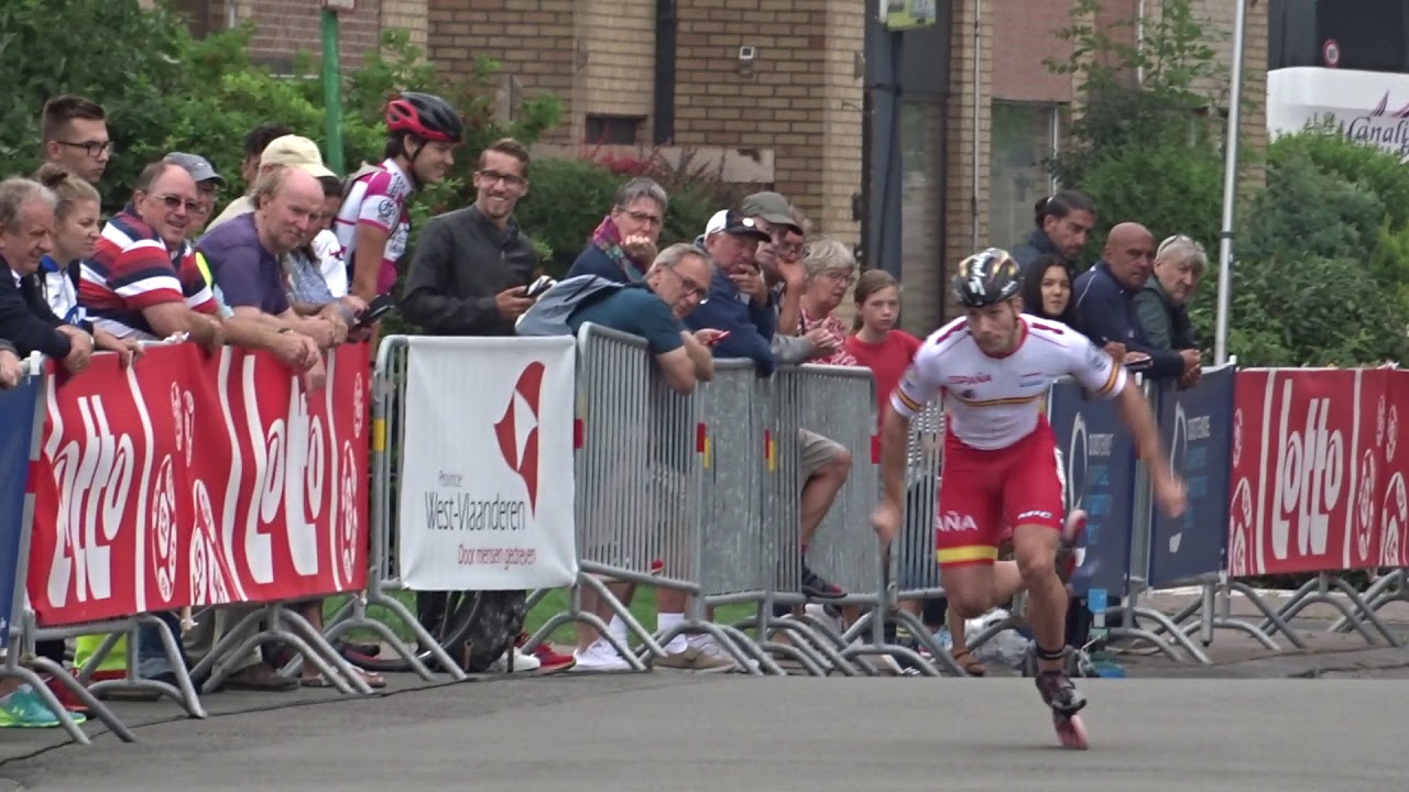 200m TT Qualification SENIOR MEN   Borja Navarro (European Championships Inline Skating 2018)
