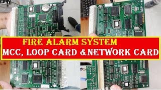 Gent Vigilon Fire Alarm system Panel MCC card, Network card, Loop card and Compact Network card
