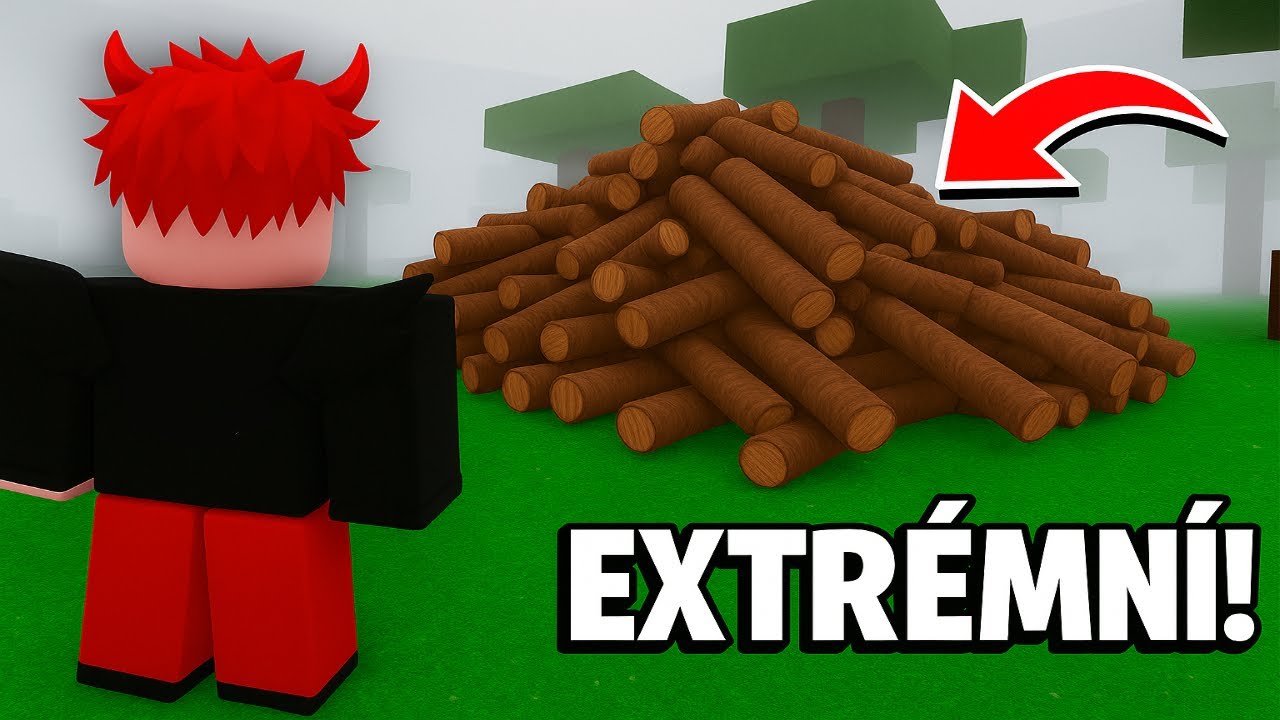 Udělal jsem Extrémní Farmu na Dřevo v 99 Nocí v Lese!
