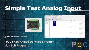 #003 PLC FK3U Power Generator Analog Input & Output 0-10 v data 0-4095 pulse