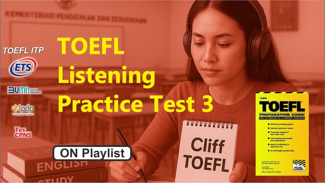 Полный тест TOEFL Listening ITP Practice Test Series с вопросами 1–50 с ответами. Практический те...