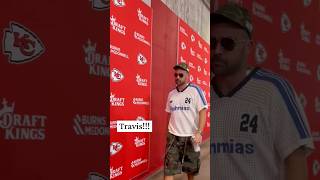 Travis Kelce Shines as he arrives for Chiefs vs Seahawks game