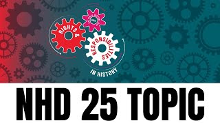 NHD 25 Topic Selection Overview
