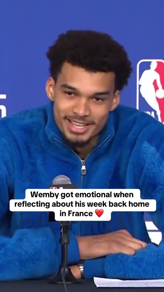 Wemby on his return home ❤️