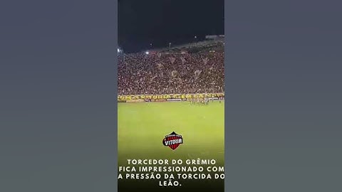 ABSURDO: A TORCIDA DO VITÓRIA NO JOGO CONTRA O GRÊMIO #grêmio #vitoria #futebolbrasileiro