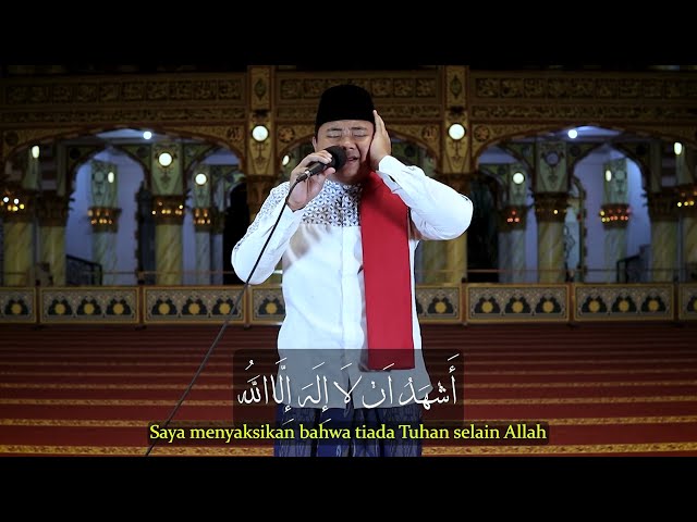 ADZAN ISYA IRAMA ROST MENGGELEGAR DI MASJID JEMBER class=