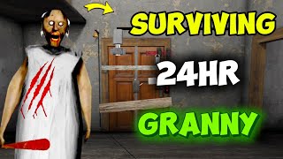 I Tried Surviving 24 Hours In Granny's House..😂🔥| Granny Chapter 1 screenshot 5