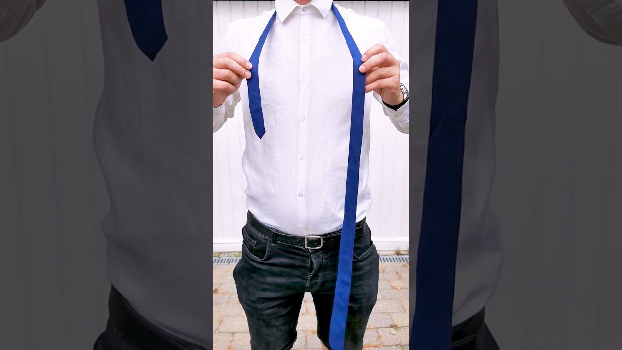 How To Tie A Tie (EASIEST METHOD EVER) - YouTube